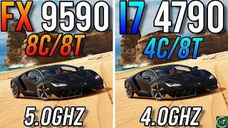 FX 9590 vs i7 4790 Tested in 2022