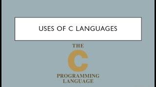 Real Life Application of C language| Uses of C