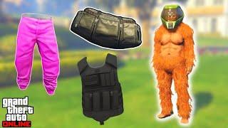 GTA 5 Top 5 Clothing Glitches AFTER PATCH 1.70! (CEO Vest, Duffel Bags & More!)