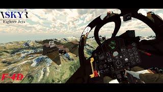 VR Flight with F-4D in VR SKY Fighter Jets 2024