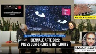 #digitalreview Introducing Biennale Arte 2022   Press Conference & highlights