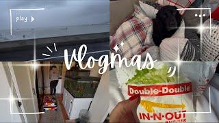  2024 VLOGMAS DAY 13 & 14 // TRAVELING HOME // UNPACKING