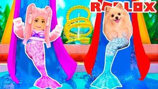 АКВАПАРК ДЛЯ РУСАЛОЧЕК В РОБЛОКС ! Roblox Mermaid Waterpark