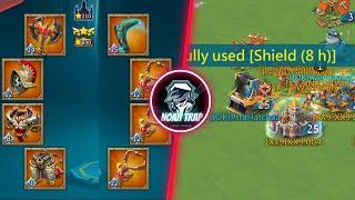 Lords Mobile - My f2p Solo trap took another GB and nasty counter from Maxed acc -200k gems ransom!!