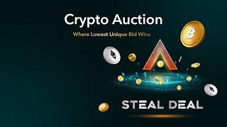 A Steal Deal | Crypto Auction App: Win Big with the Lowest Unique Bid!