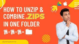 How to combine multiple .zip files into one on Mac