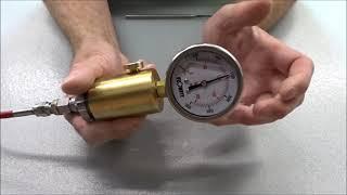 Huma-Air regulator tester instructions