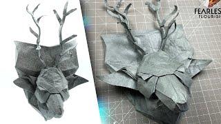 The Making Of An Incredible Origami Deer Head - Andrey Ermakov [FearlessFlourish]