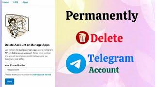 How to Delete Telegram Account Permanently 2024 [New Update] android/iphone