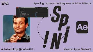 KTS® - Spinning Letters in After Effects