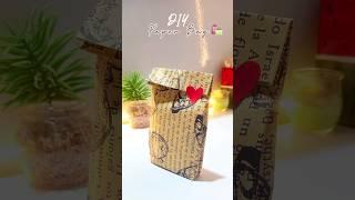 Birthday Gift bag  How to make Paper bag with Newspaper #papercraft #paperbag #artandcraft #diy