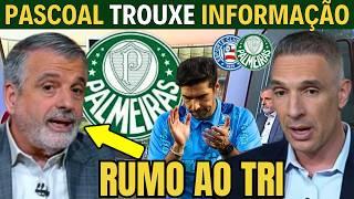 PASCOAL TROUXE INFORMAÇÃO IMPORTANTE DO PALMEIRAS  NO BRASILEIRÃO.