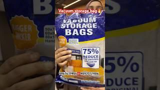 Viral productsvacuum storage bag#mumbai #shopping #sasta #viralshops #housholditem #viralshorts￼