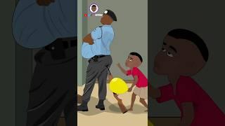 Tricking the Police Officer  #funnyshorts #funny #ugtoons #funnyvideo