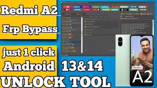 Redmi A2 FRP unlock with unlock tool ll Xiaomi redmi a2 frp bypass security patch 2024