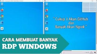 Cara Buat Banyak RDP WINDOWS | GRATIS