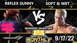 Bread and Butter 31 Winners Quarters - Reflex-Sunny (Akuma) Vs. Soft & Wet (Geese) Tekken 7