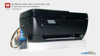 HP Officejet 3830, 3835,  CISS - HP 63, 302, 123, 803; HP 664, 680, 652; HP 46