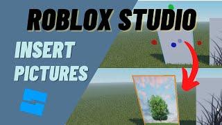 Roblox Studio How to Insert Image on Object, Put Pictures on Parts!