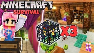 Minecart Highway to Triple Spawner Farm!  Let's Play Minecraft