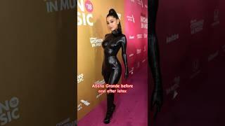 Putting Ariana Grande in Latex Catsuit #beforeandafter #shorts