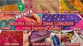 Pothys Beautiful Variety of Saree Collections️|Insta Trending Sarees|Saree Lovers|kovai|Samu Times