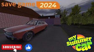 MY SUMMER CAR SAVE GAME SATSUMA GT 50K 2024