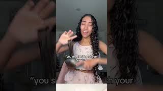 #grwm #curlyhair #hairtok #curlyqueen #curls #hair #straighthair #relatable #girls