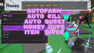 (New) OP Bee Swarm Simulator Script - Keyless, Autofarm, Auto Quest, Honey Dupe, Auto Giver + More