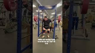 SQUATS R FUN LAST WARMUP 496lbs #music #subscribe #squat #gym #workout #trending #shorts #fyp