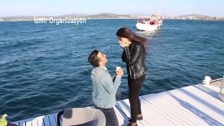 Teknede Evlenme Teklifi Çeşme İzmir Organizasyon  wedding proposal organisation at the yatch