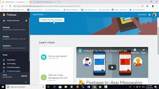 Android Firebase In App Messaging using Kotlin