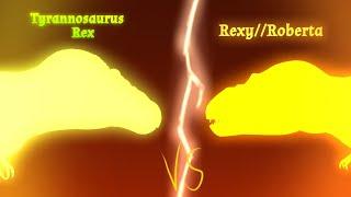 _[{Tyrannosaurus Rex VS Rexy//JP Trex}]_[Stick Nodes Animation] {[Battle of Rexes]}_