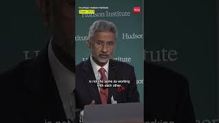 Jaishankar on Indo-US relationship: 'Dealing with each other not same as working with each other'