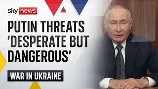 Putin ramps up threats over new missiles | Ukraine War