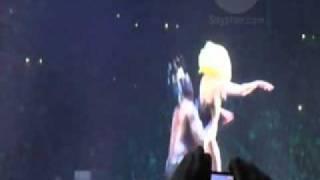 Lady Gaga Pees Herself On Stage.flv