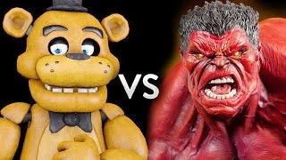 FNAF Vs Red Hulk - Epic Battle - Left 4 dead 2 Gameplay (Left 4 dead 2 Custom Skin Mods)