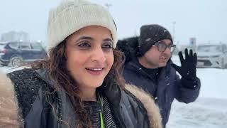 IKEA Shopping Haul wo bhi Toofan me | Snow ke baad Roads & Highways ke haal Canada me