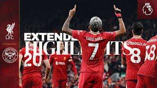 Extended Highlights: Liverpool 2-0 Brentford | Luis Diaz & Mo Salah at Anfield