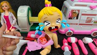 61 Minutes Satisfying Unboxing Pinkfong Doctor Toys, Ambulance Playset ASMR | Nana Unboxing Toys