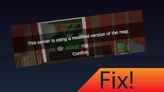 How to fix Unturned "This server is using a modified version of the map"