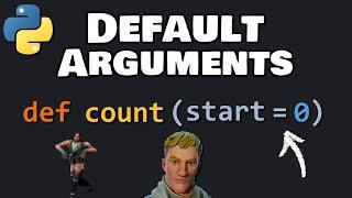 Python default arguments are awesome! 