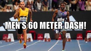 NOAH LYLES VS. LAMONT MARCELL JACOBS! || Men's 60 Meter Dash - 2025 New Balance Indoor Grand Prix