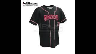 Full Buttons Baseball jerseys