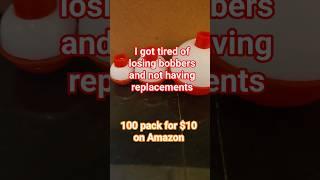 Got tired of losing bobbers!! 100 pack on Amazon for $10
