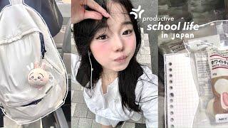 PRODUCTIVE UNI LIFE in JAPAN:Cramming for exams, cleaning my dorm, packing for China etc.
