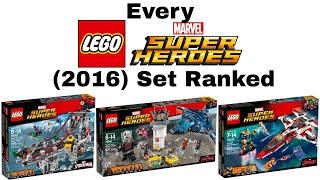 Every LEGO Marvel Super Heroes (2016) Set Ranked