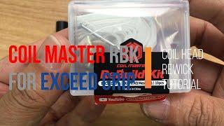 How to Rebuild Joyetech Exceed Grip Coil with Coil Master RBK | Rewick Tutorial