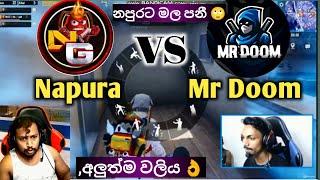 Napura vs Mr Doom || new battle || 1 vs 4 || pubg mobile