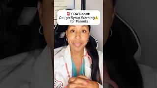 FDA Recall: Honey Cough Syrup| Pediatrician Explains #shorts